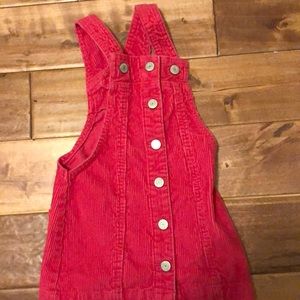 GAP cord little girls pink dress XS